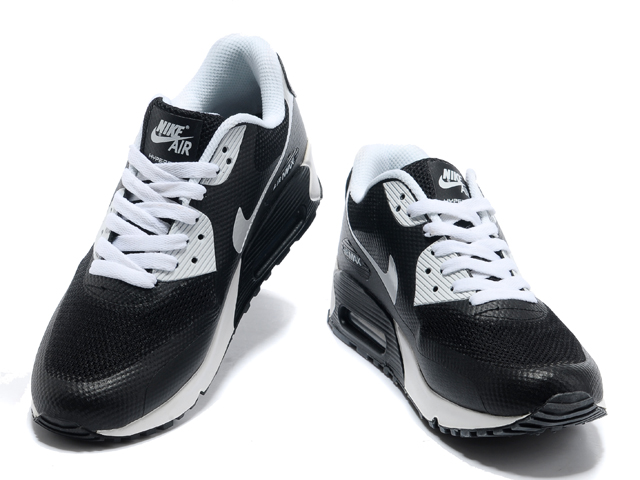New Men'S Nike Air Max Black/White